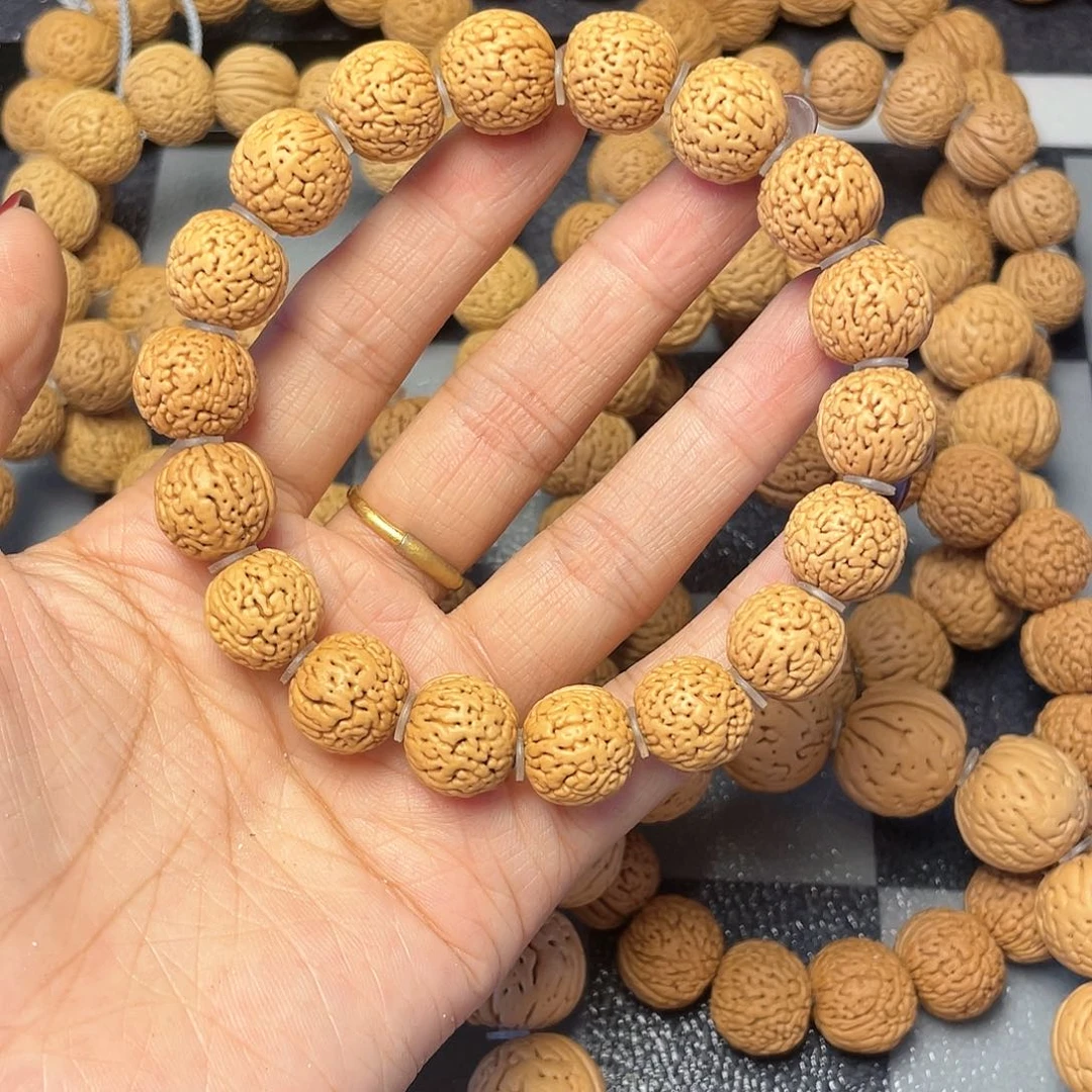 桃核手串燊14蚂蚁柳叶手串