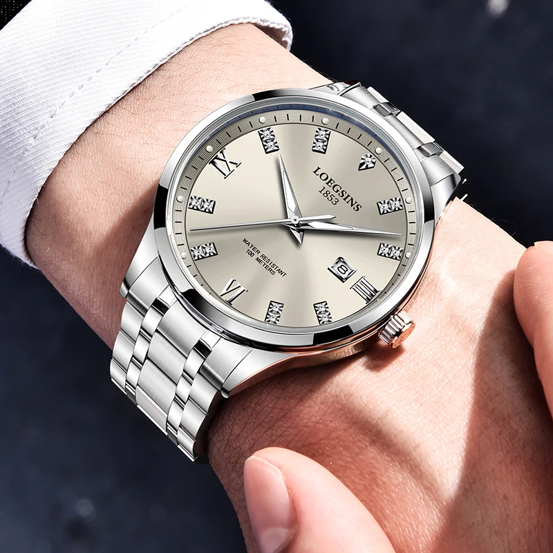 男士手表夜光防水商务时尚百搭男士腕表