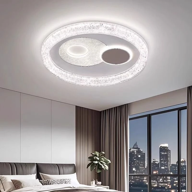 卧室灯简约现代房间灯浪漫中山灯具主卧遥控全光谱led护眼吸顶灯