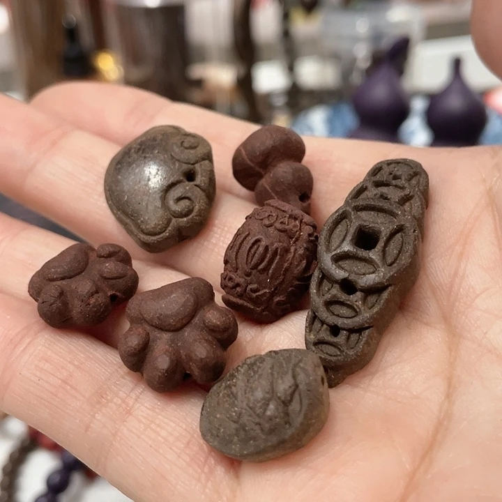 泥塑合香珠配饰组合6