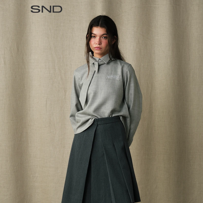 【SNDMARCHEN 设计师品牌】SND AW25 古典收束衬衫女款