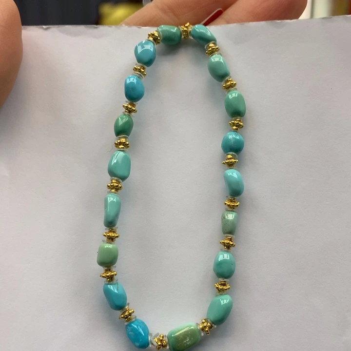 绿松石银S925镶嵌单圈