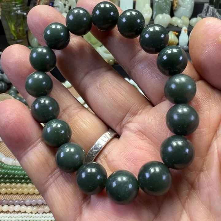 和田玉未镶嵌套链