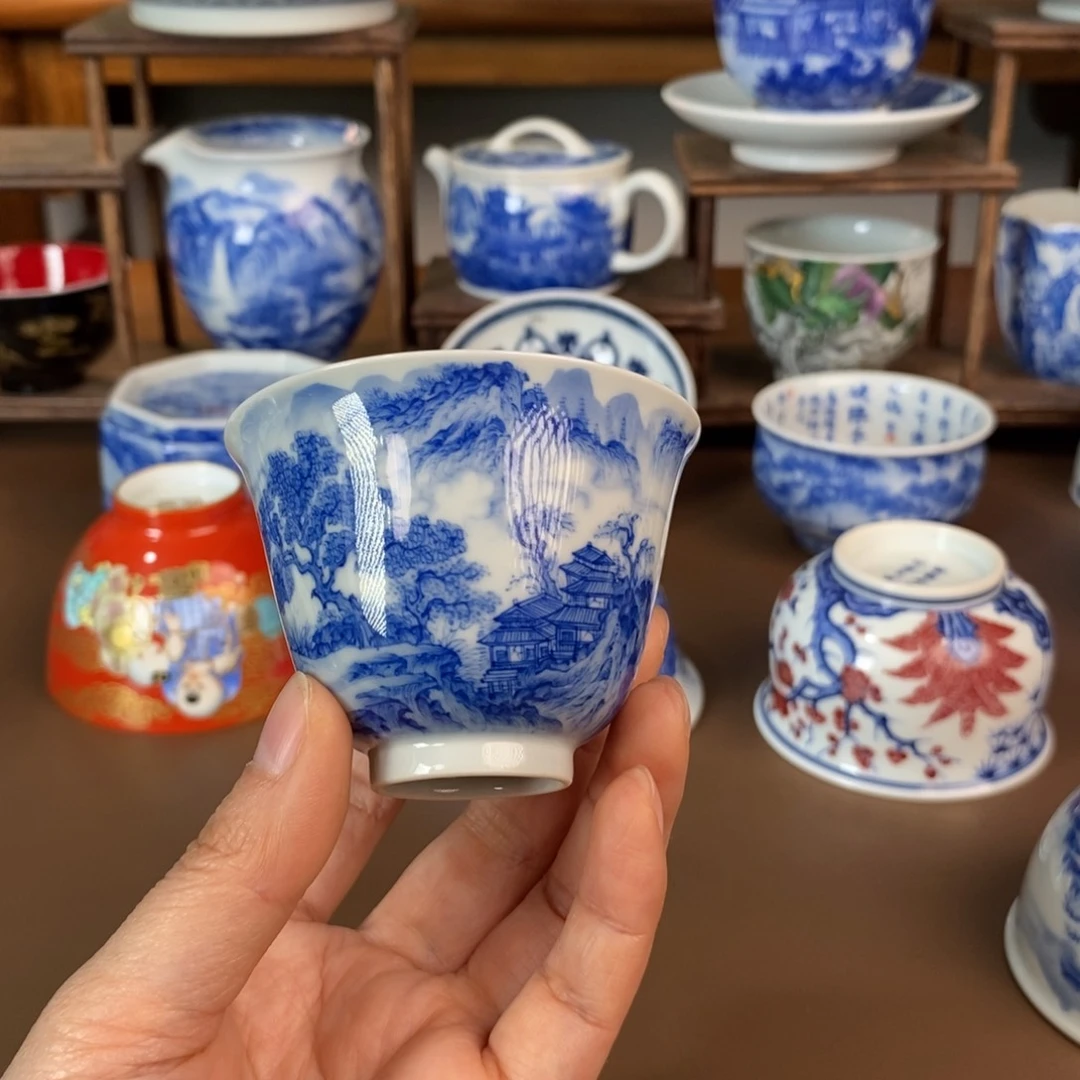 大***细景德镇陶瓷手工手绘