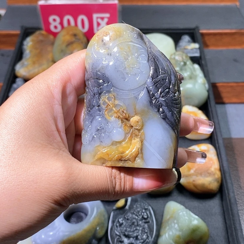 【闪购商品】和田玉未镶嵌颈饰抖**玩