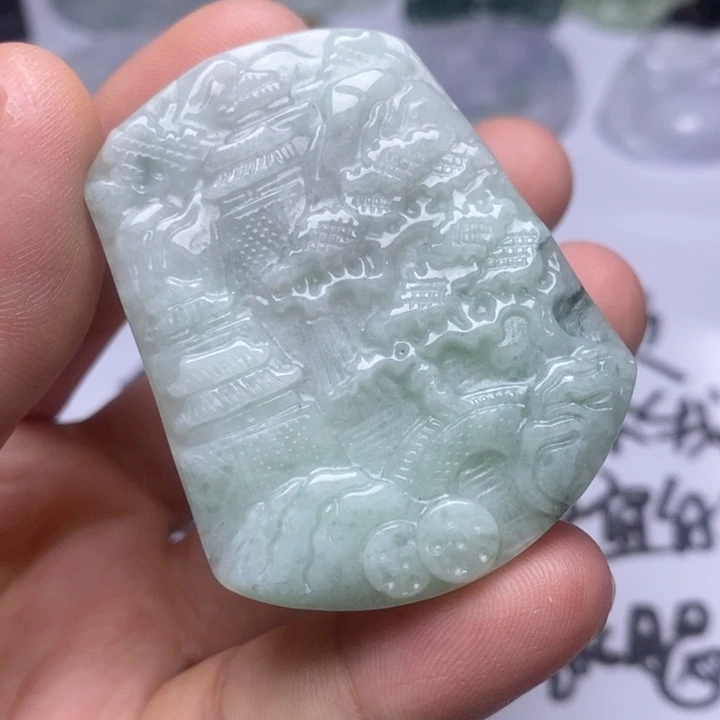 颈饰未镶嵌翡翠翡翠