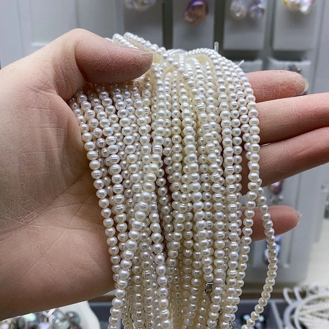 颈饰合金淡水珍珠