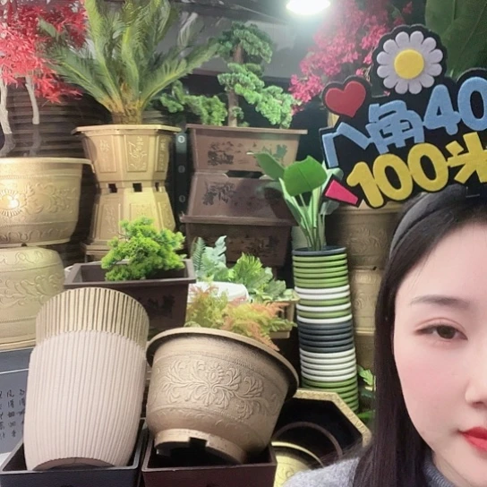 复合圆73花盆3个有孔