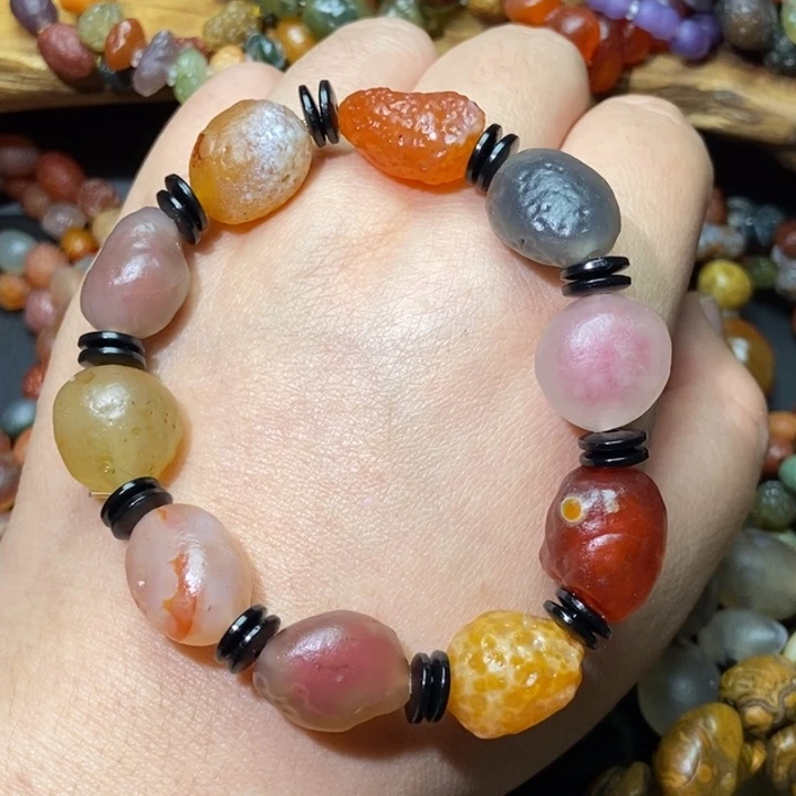 玛瑙/玉髓合金手链