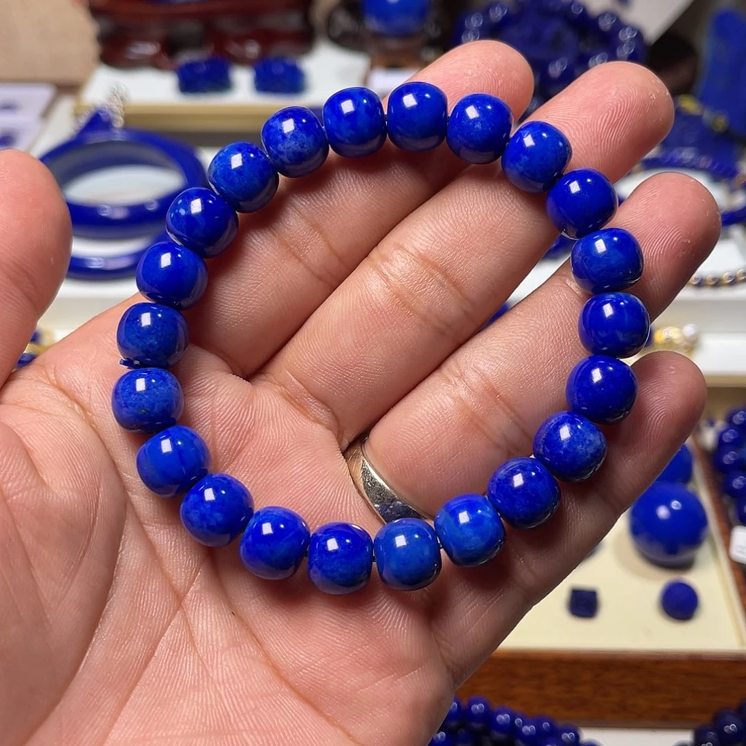 青金石未镶嵌精工老型10mm手串