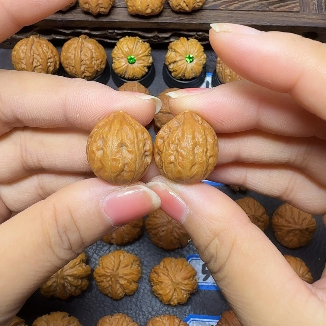 把件文玩核桃20尺小金豆 012