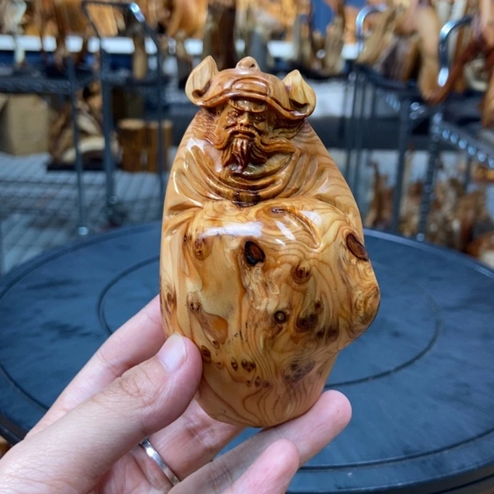 柏木（崖柏）手把件