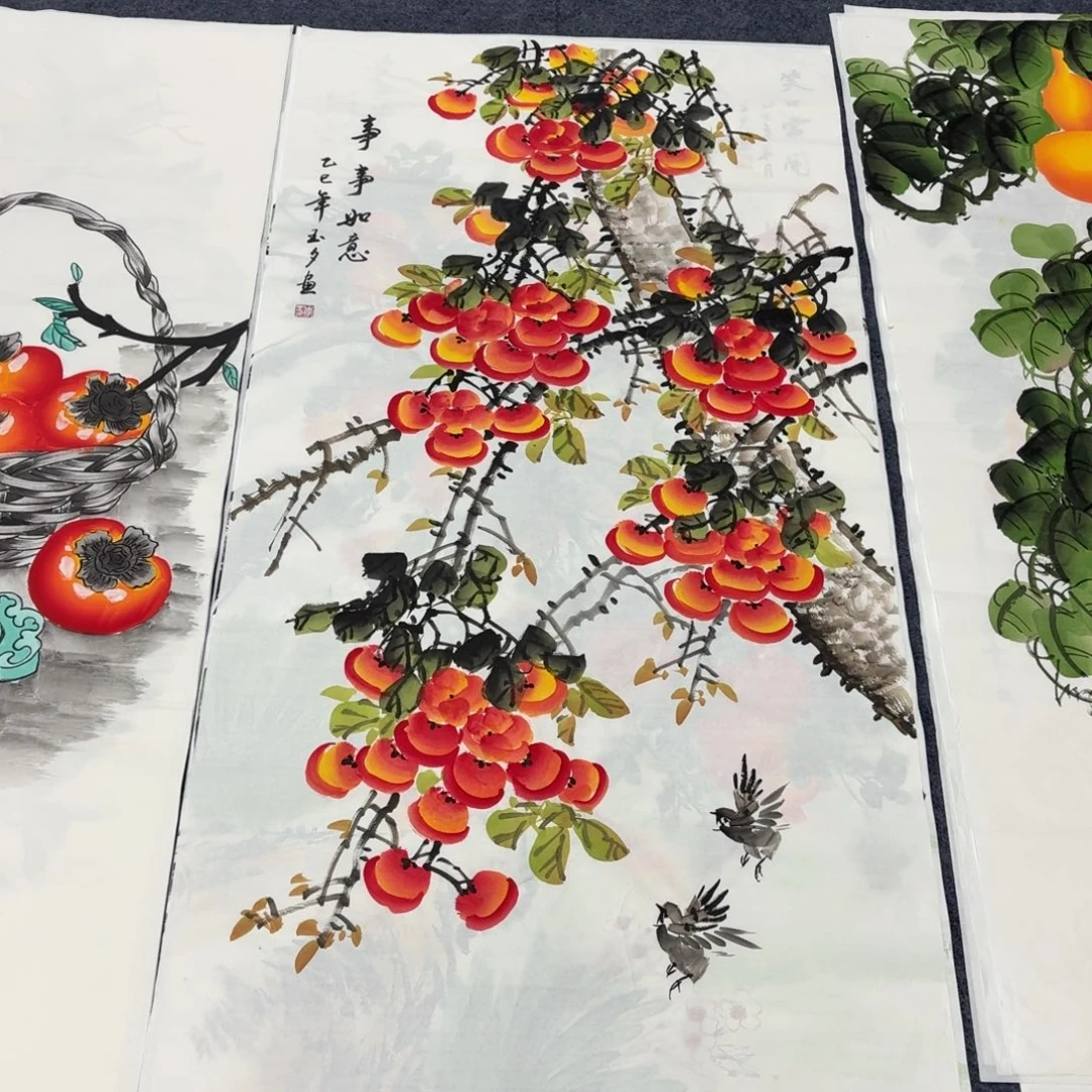 国画140×70画画画画