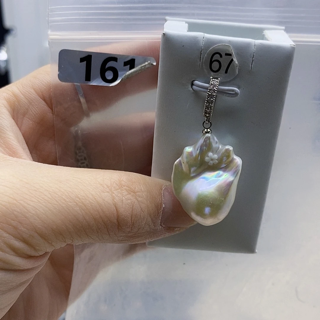 颈饰合金淡水珍珠