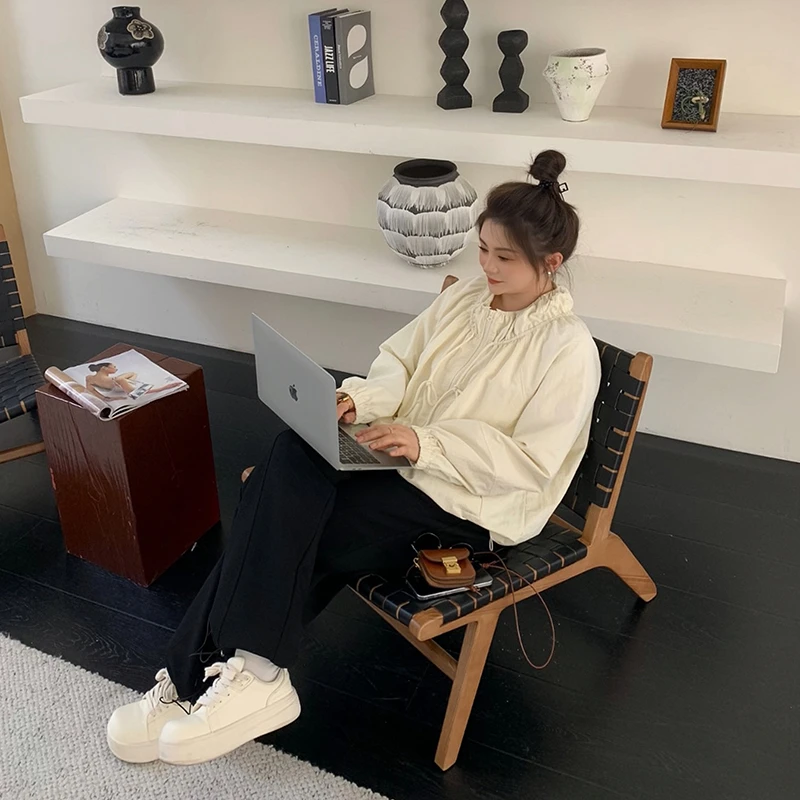 【胖佳佳】现货~奶黄包 秋季新款外套时尚减龄休闲风衣H625Z13240