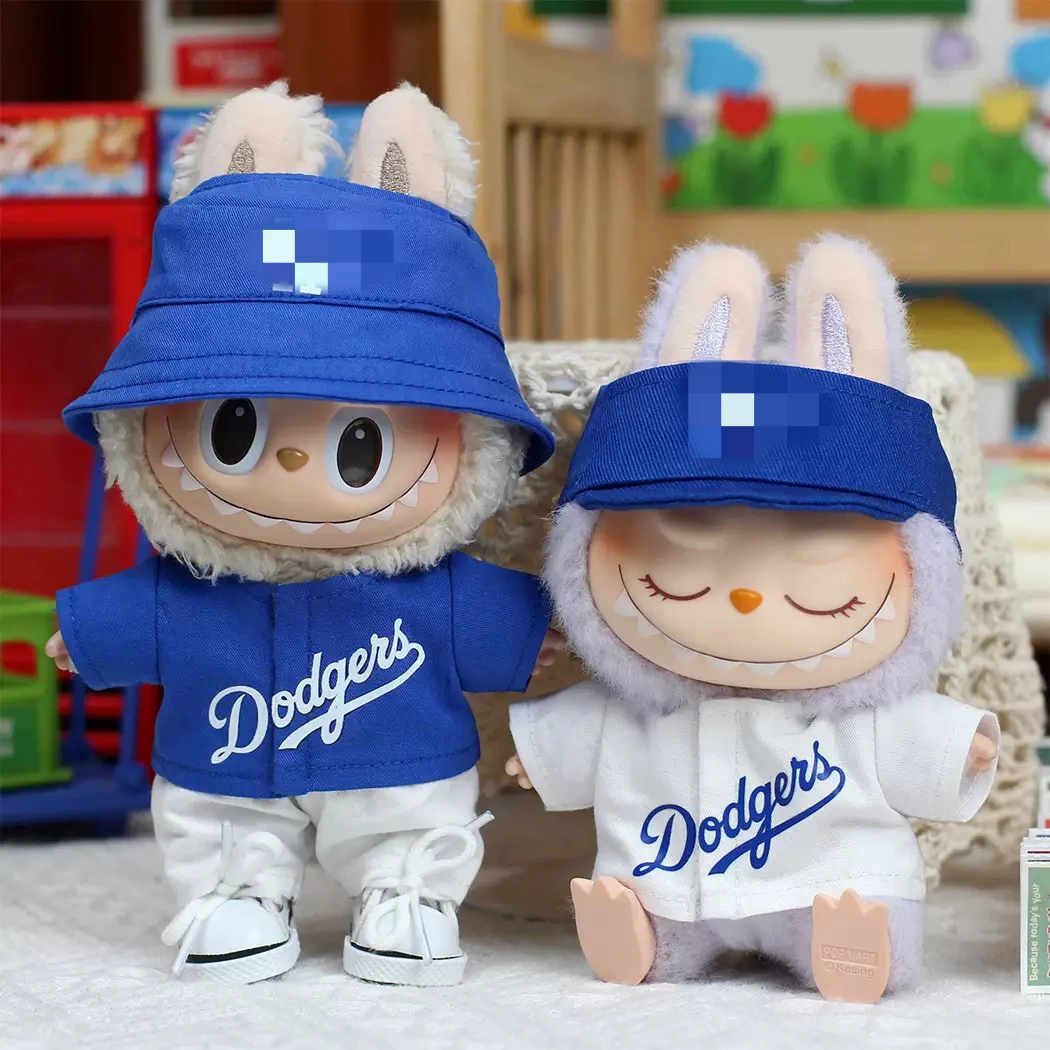 拉布布职棒大联盟套装拉布布娃衣一代二代三代衣服