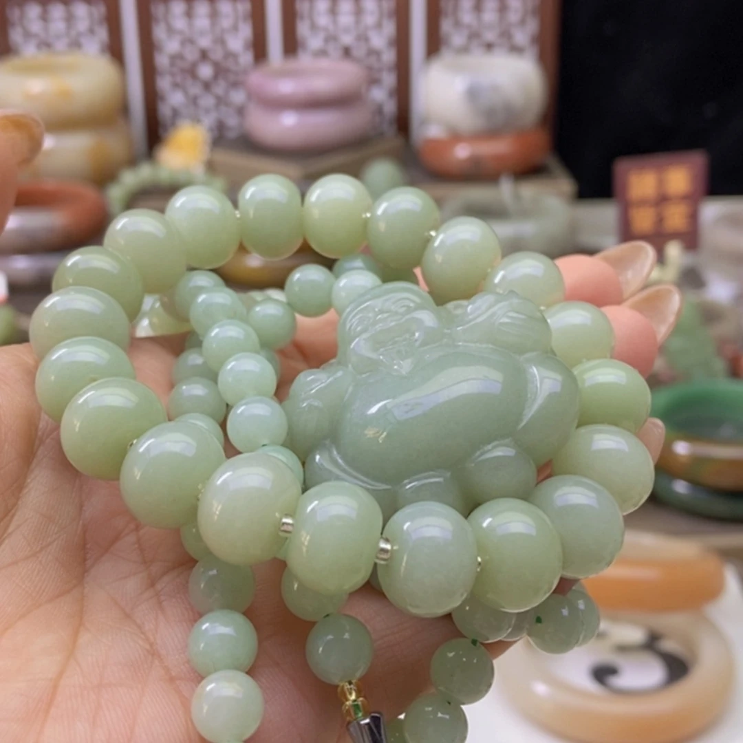 【闪购商品】未镶嵌手镯石英岩玉小*粥