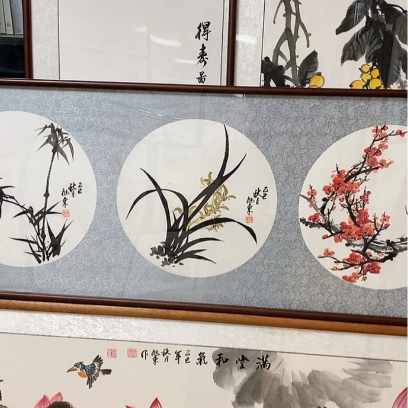 【闪购商品】国画手绘国画带框