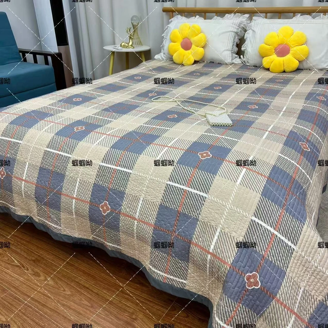 【四叶草】双人四季柔软亲肤透气水洗棉床盖孤品四季款