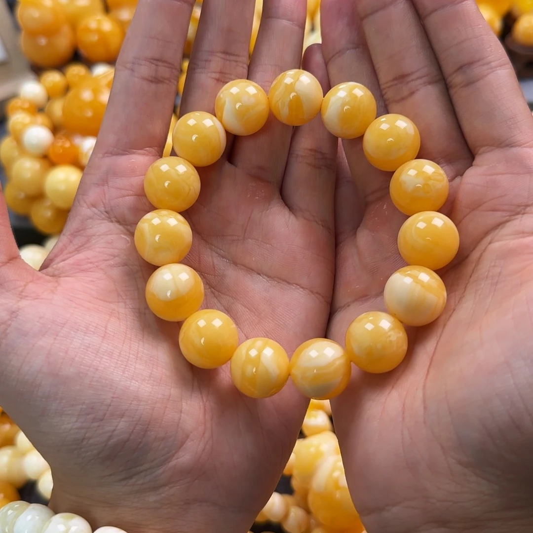 琥珀未镶嵌珠宝奇石16mm同料