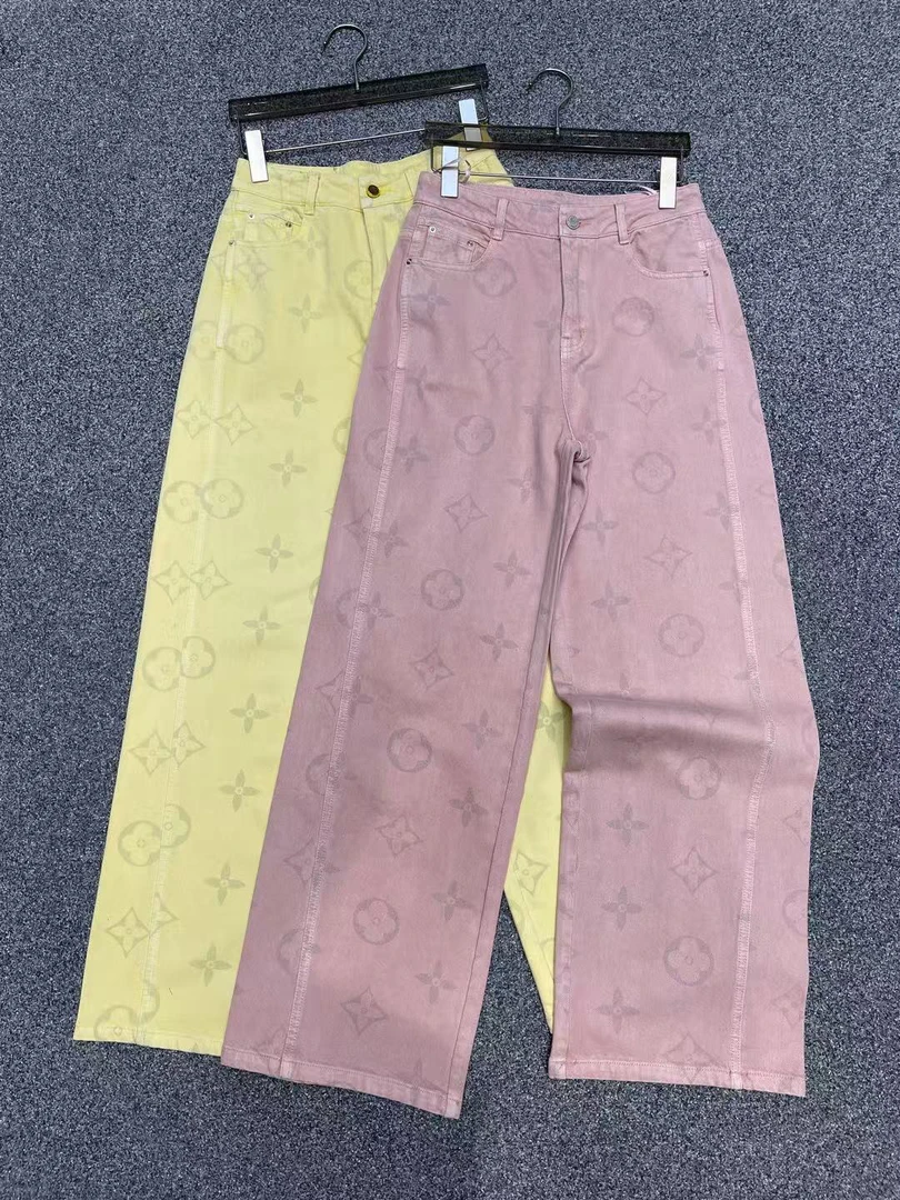 【金喜】重工双色新款水洗牛仔裤