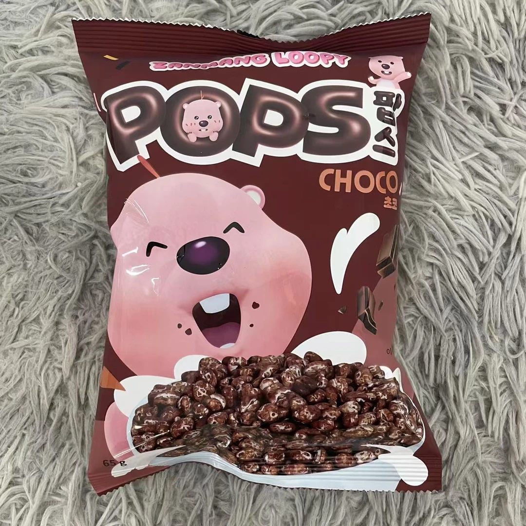韩国进口赞萌露比巧克力味麦粒脆