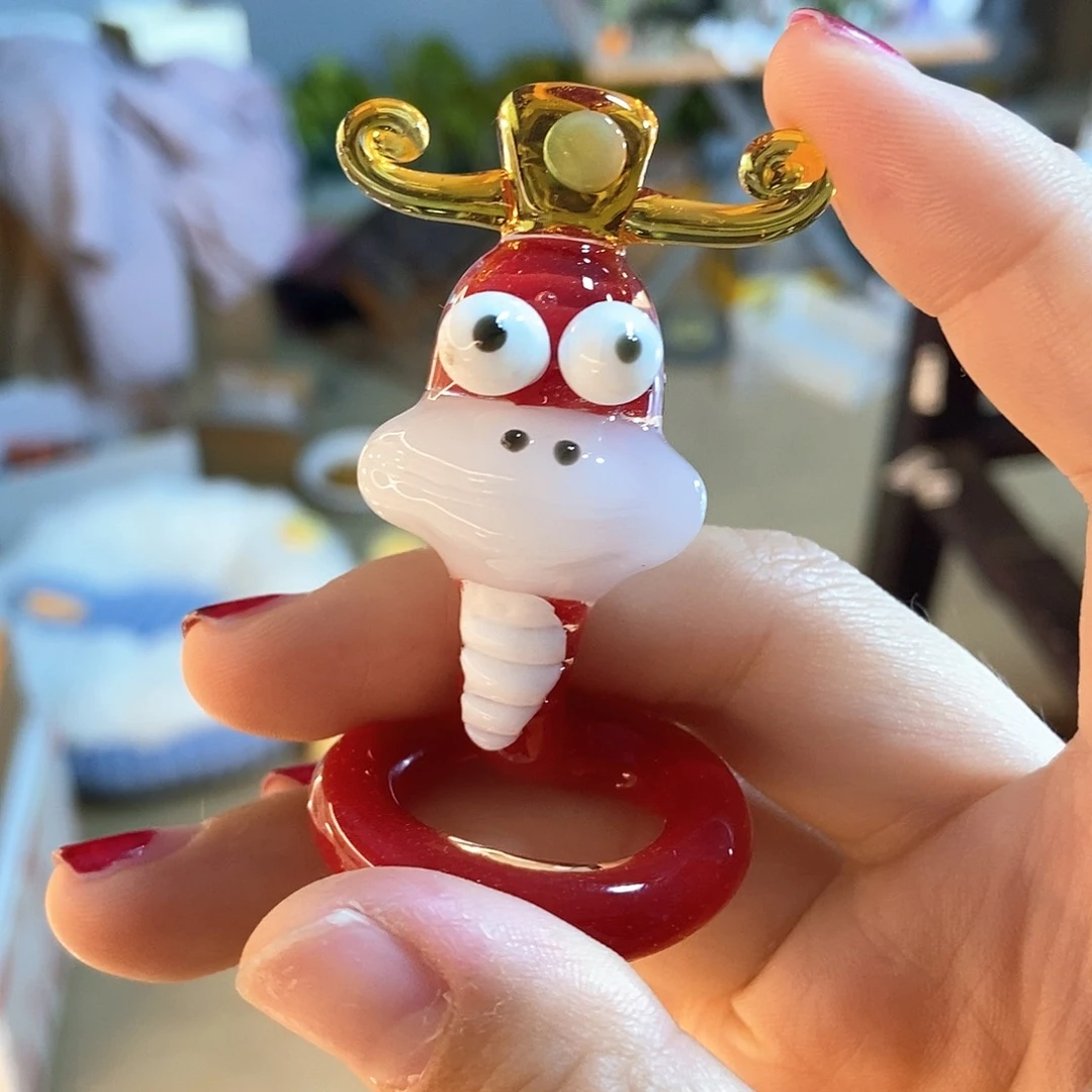 琉璃手工艺品竹****响有瑕