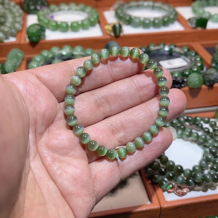 和田玉未镶嵌手链