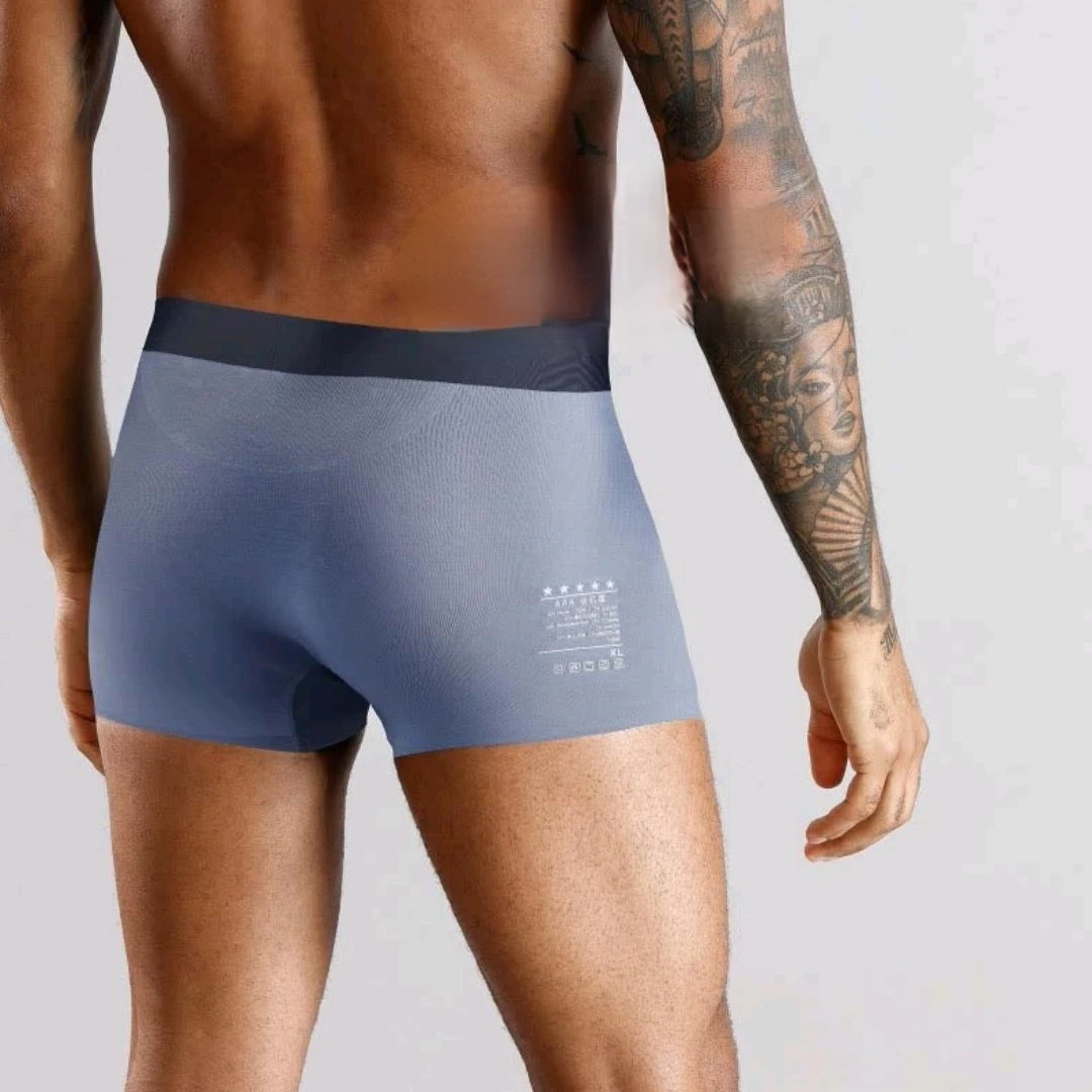 正品男一片式磁能时尚男爆款无痕纯色新款中腰裤衩舒适透气