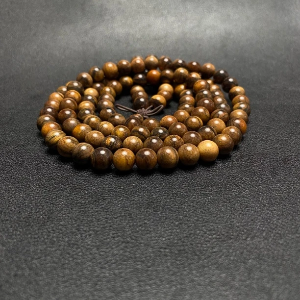 印贡0.8*108颗圆珠多圈木串