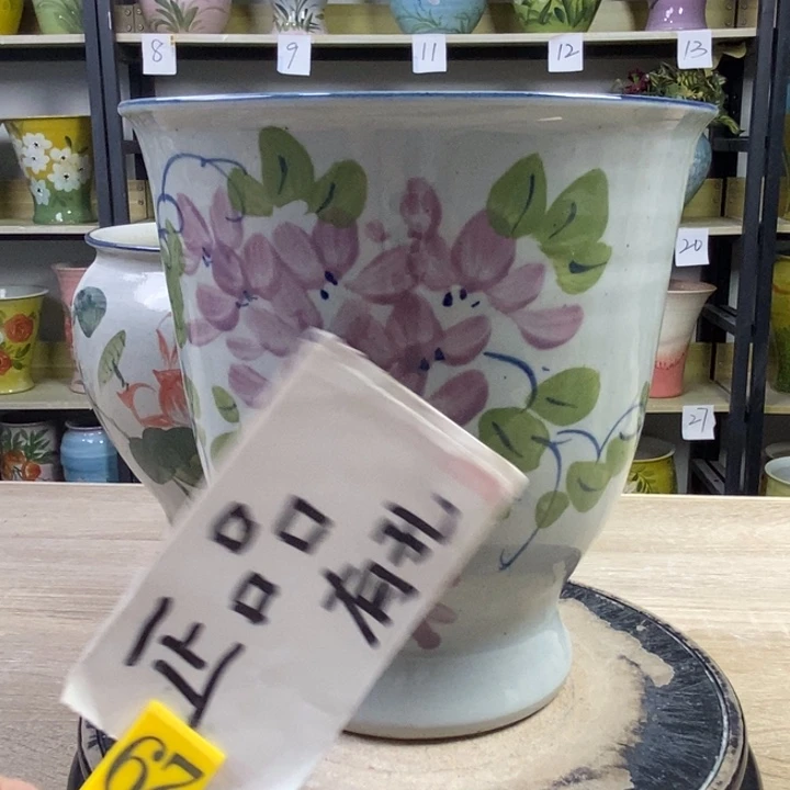 景德镇高温陶瓷花盆