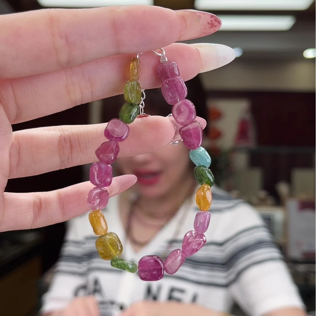 04472212/未镶嵌碧玺手链多样性发货