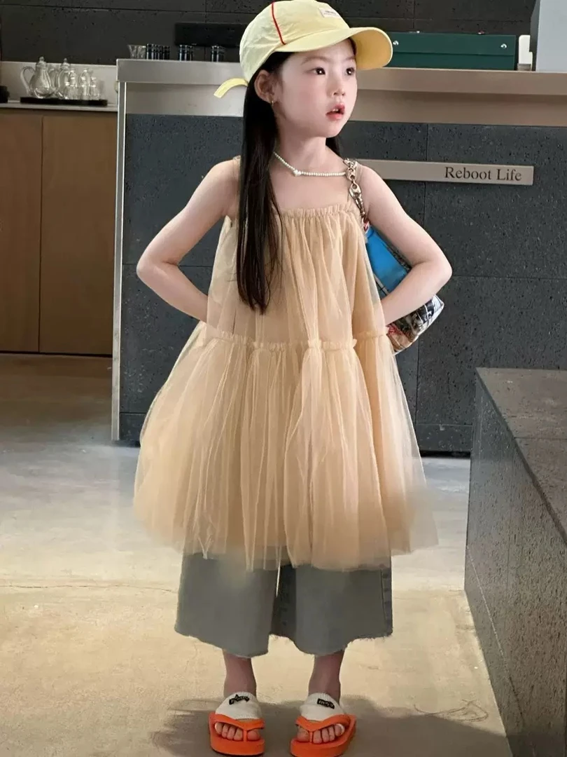 夏季女童韩版吊带纱裙+裤子A5-781/A5-782