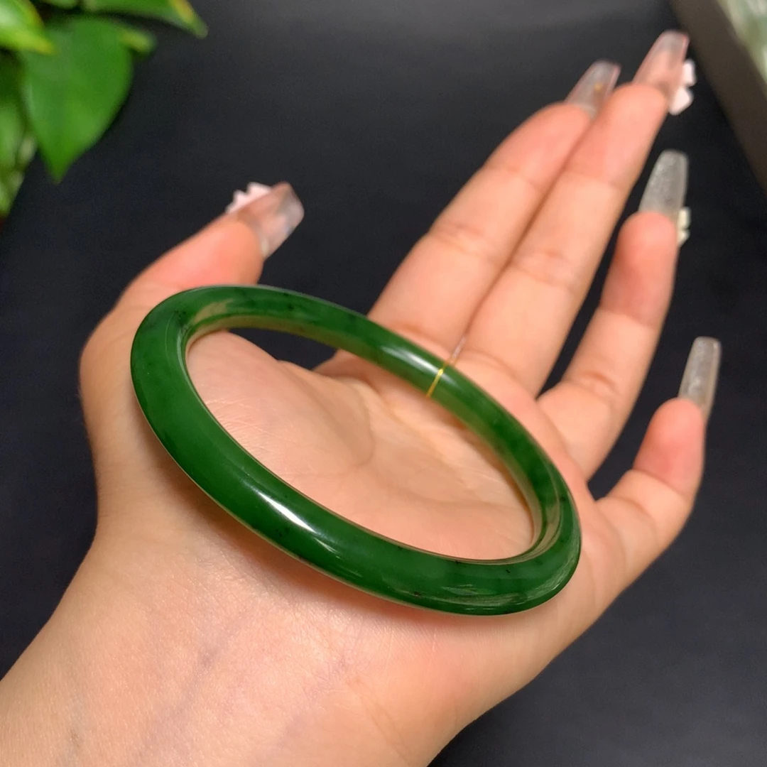 和田玉手镯未镶嵌60