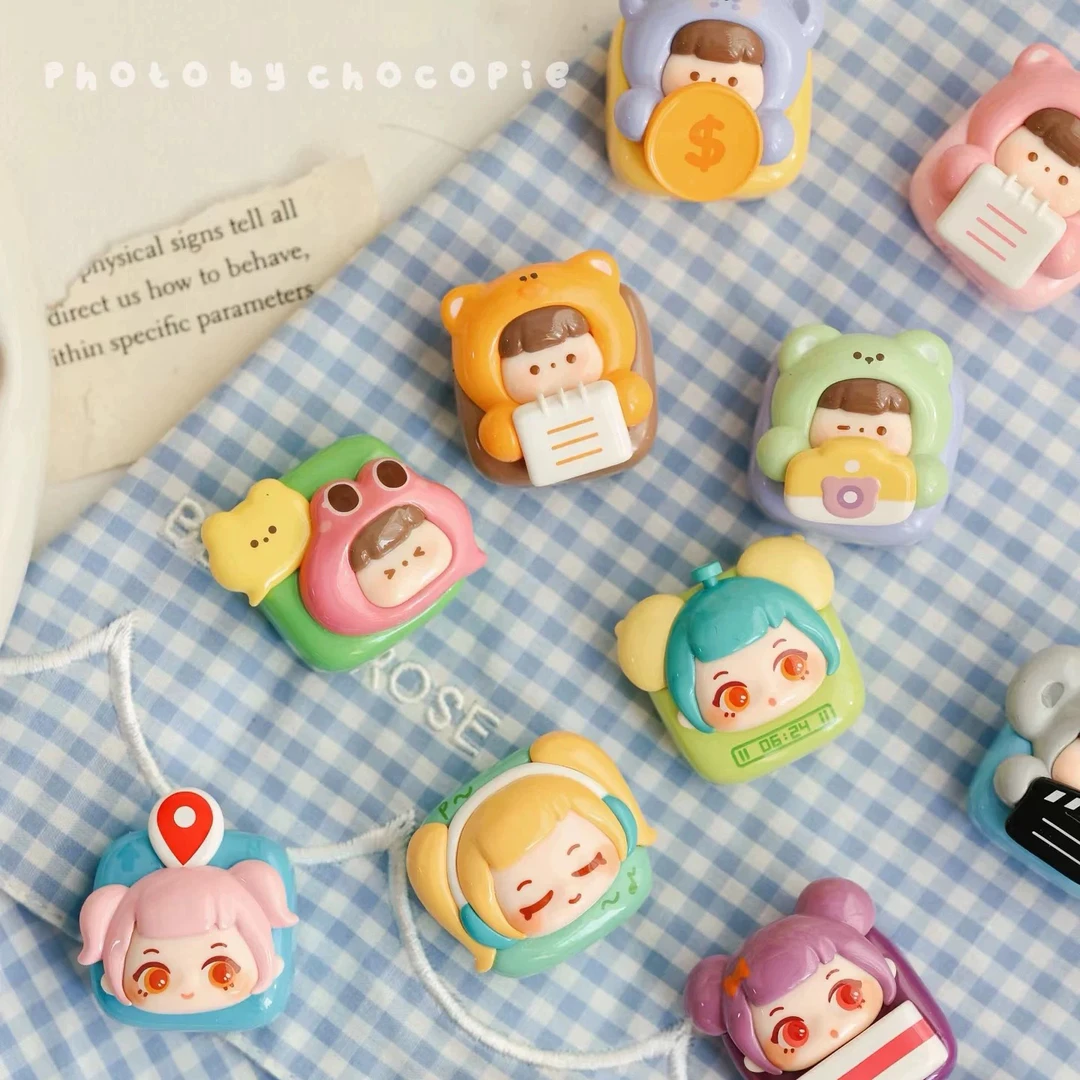 【代拆】又梨x肉肉酱敲萌出击系列萌粒盲盒可爱潮玩