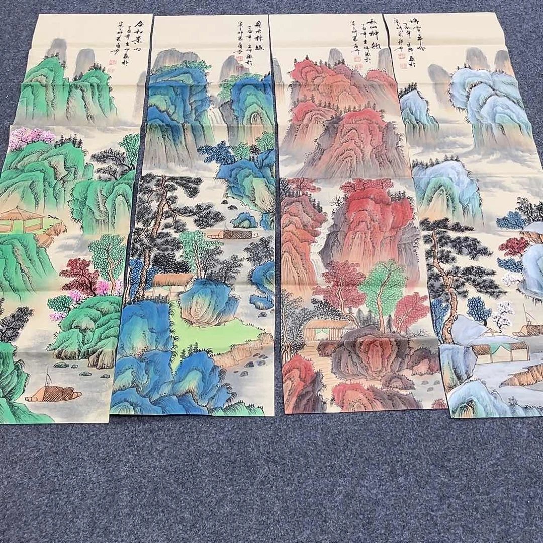 国画国画老师手绘作品