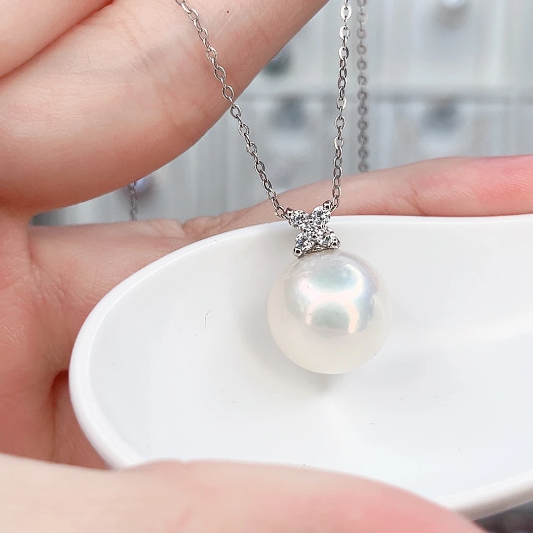 合金吊坠(赠链)淡水珍珠