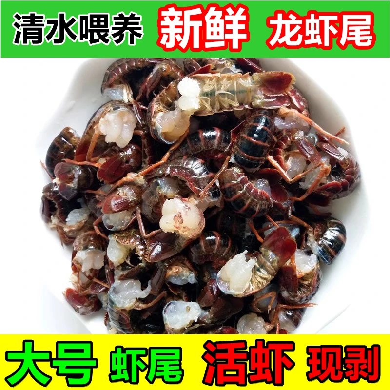 【618大促】大号新鲜特级龙虾尾，去胰腺抽虾线生虾尾潜江小龙虾