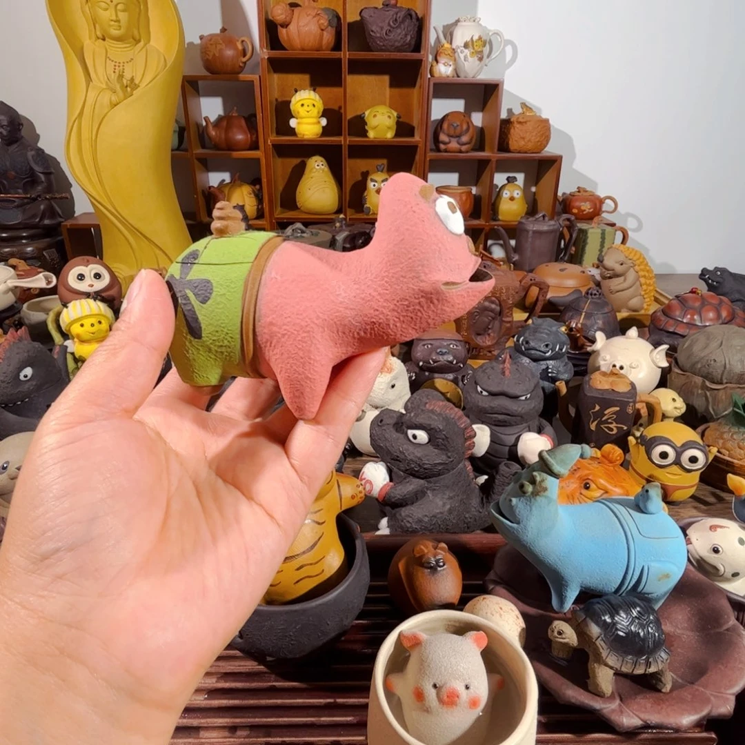 紫砂茶壶从**觉纯手工制作过程非常