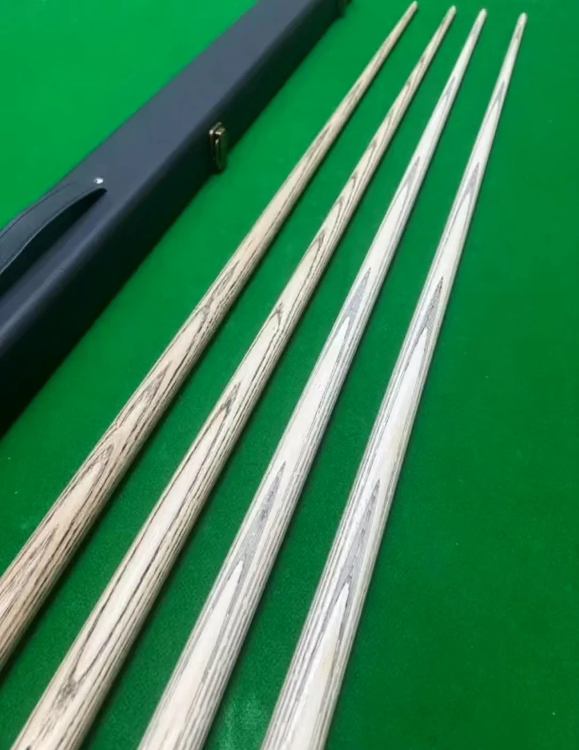 【手工黑通】经典小黑通台球杆中式黑八小头一体通杆花式九球桌球杆