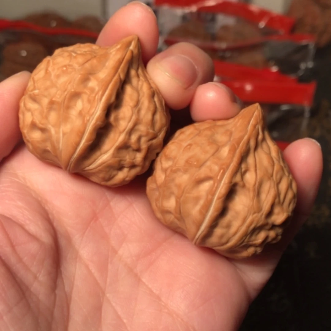 【闪购商品】文玩核桃把件龟甲纹34