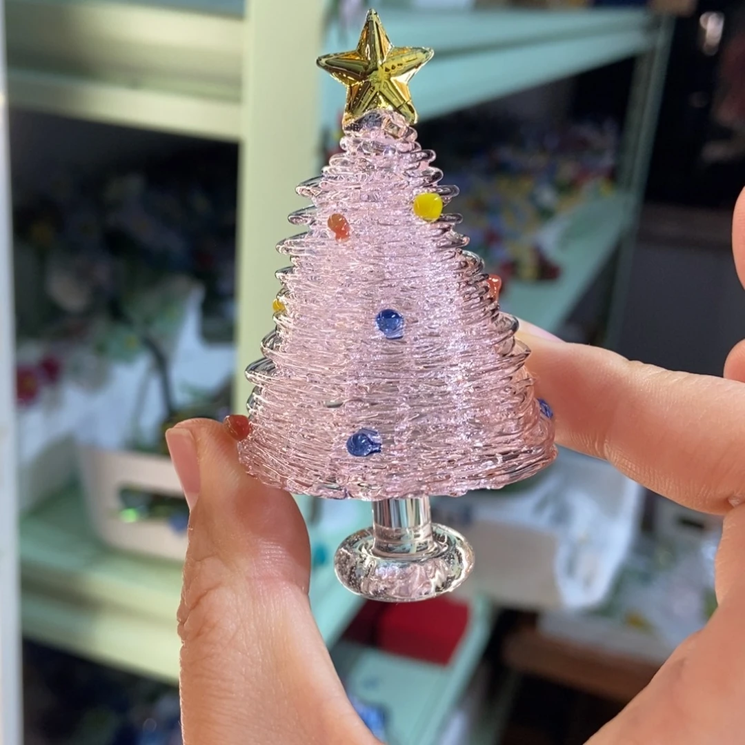 琉璃手工艺品粉缠丝