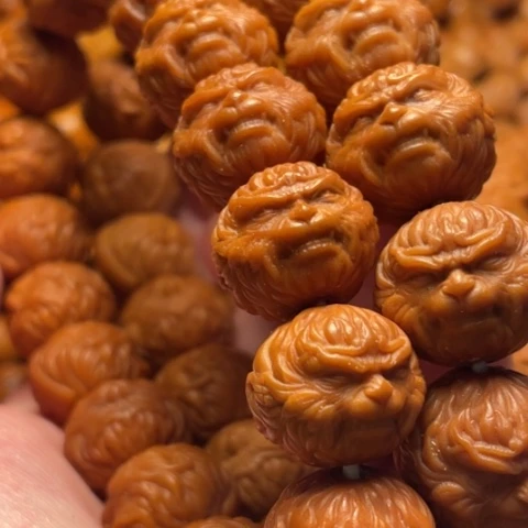 手串猴头核桃月**下舞台