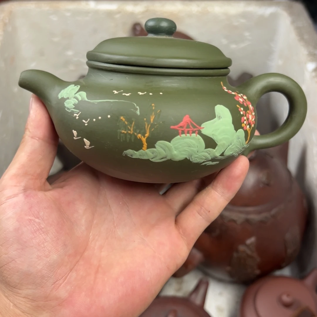 茶壶紫砂宜兴原矿紫砂壶350毫升容量