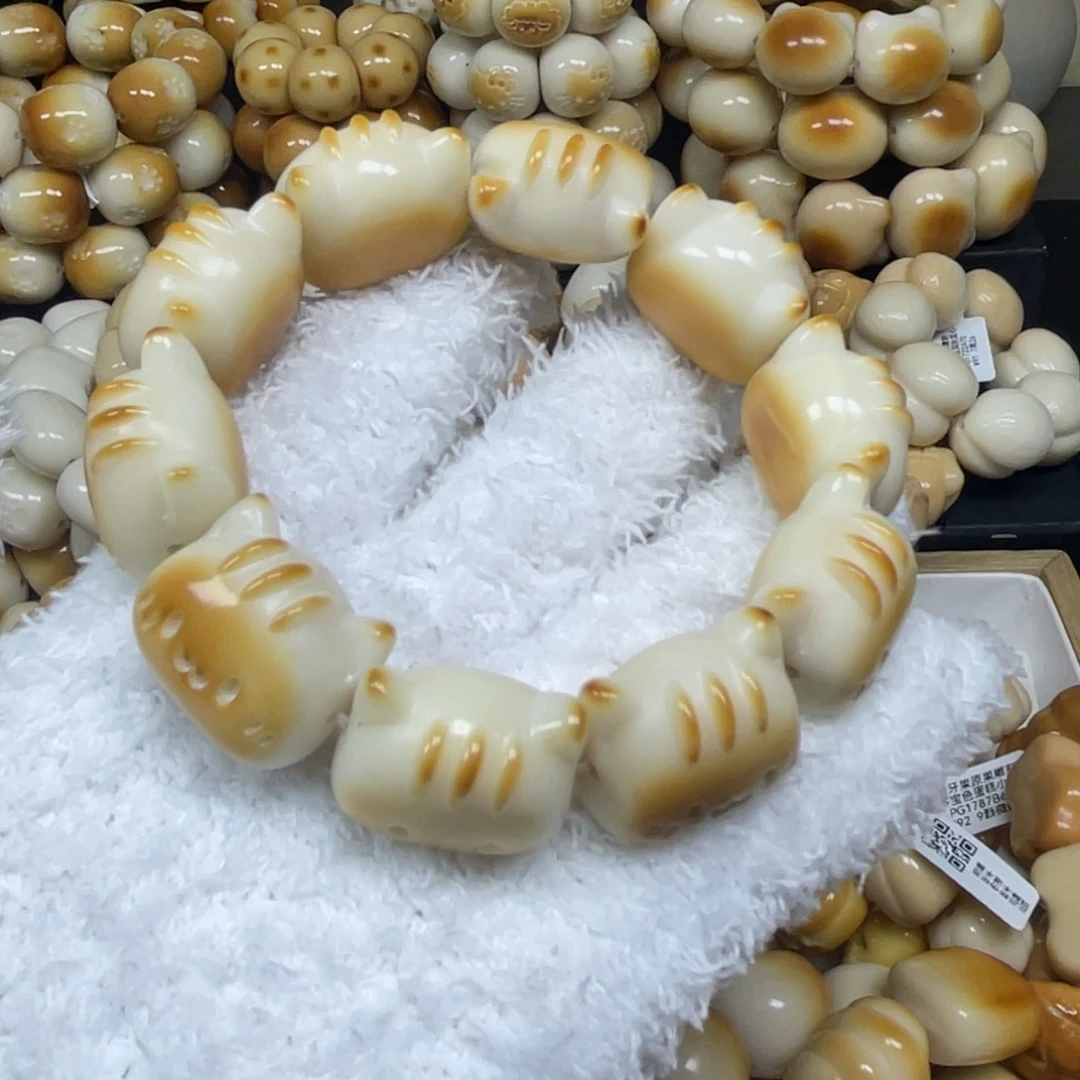 手串菩提根/象牙果1.3.56微瑕法棍猫