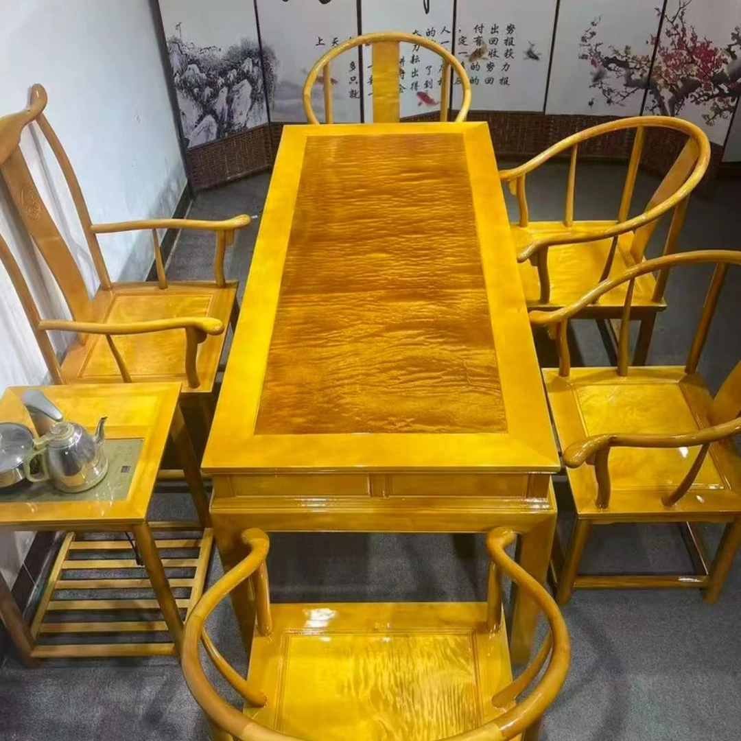 餐桌禅意家用阳台茶椅书桌木家具茶桌椅休闲椅办公