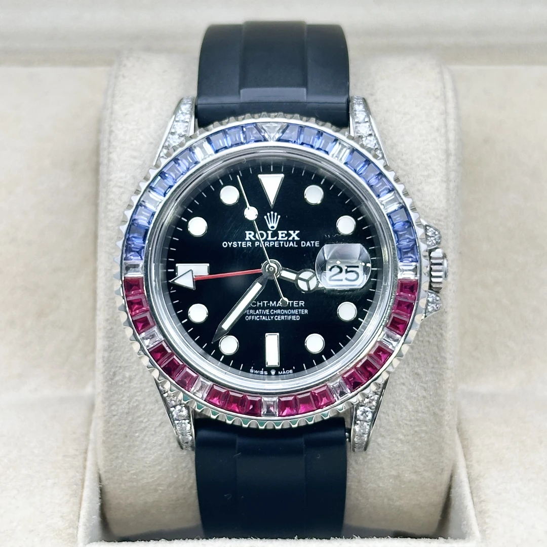 99新 Rolex/劳力士 探险家16570/40mm/红蓝可乐圈/自动机械男表