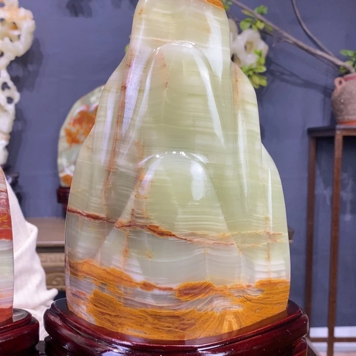 石材精品古青石摆件