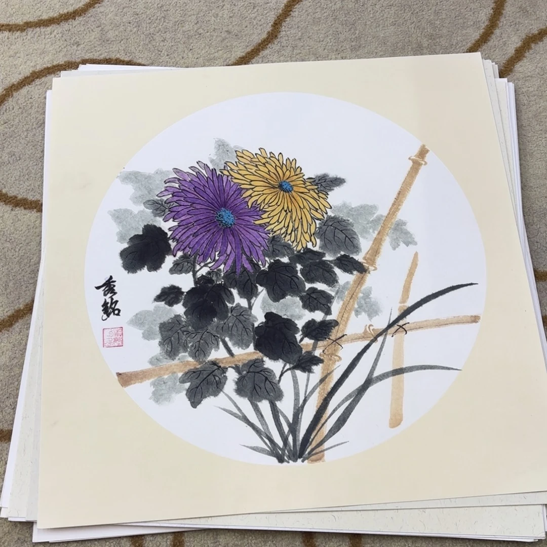 国画国画老师作品刘