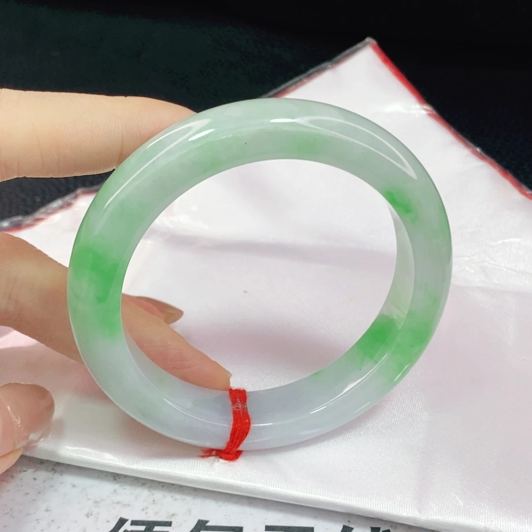 未镶嵌手镯翡翠54.3正圈